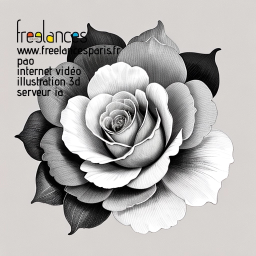 Pao mise en page internet vidéo illustration 3d serveur IA générative AI freelance paris studio de création magazines 8UPCZGS0